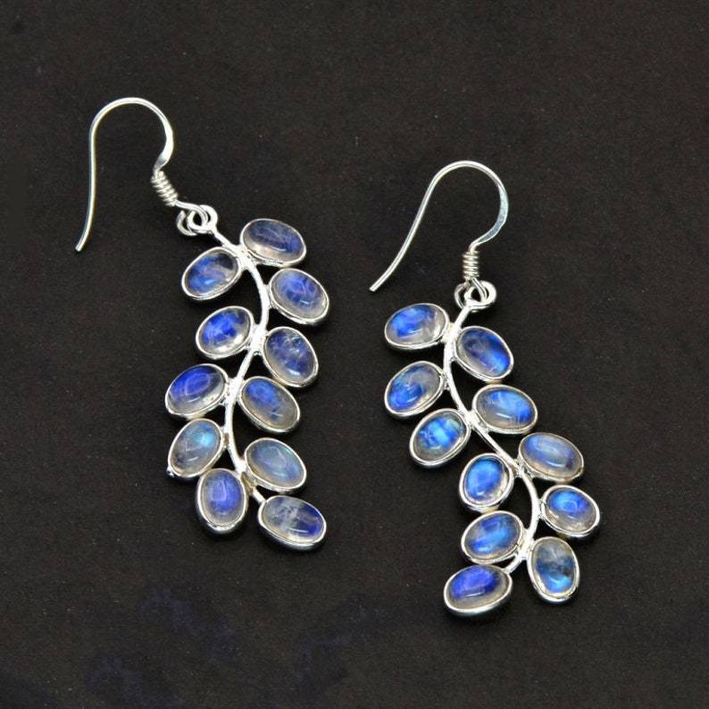 Moonstone earrings