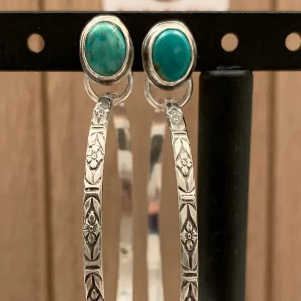 Bohemian onyx earrings