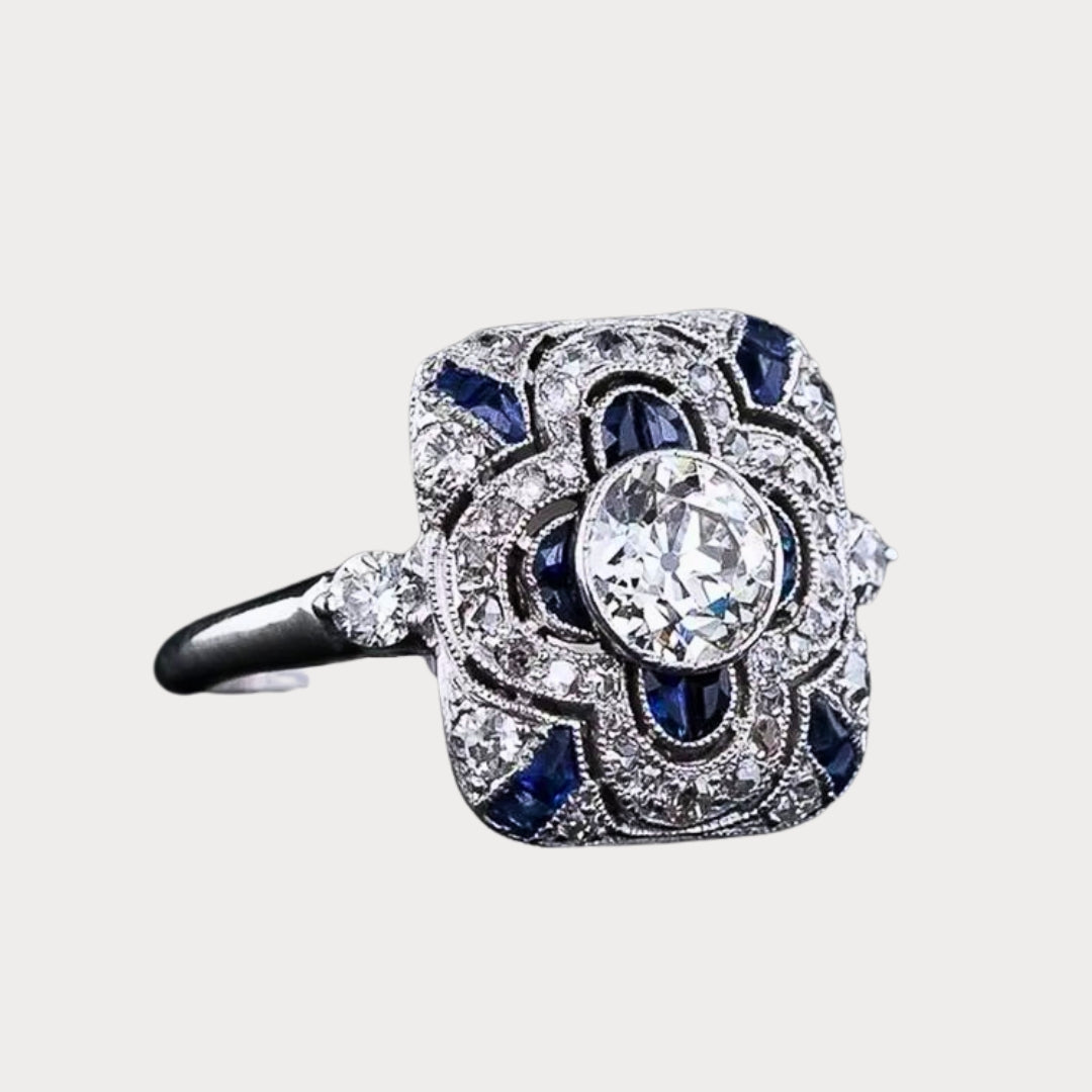 Blue Whisper | Ring with Blue Zirconia