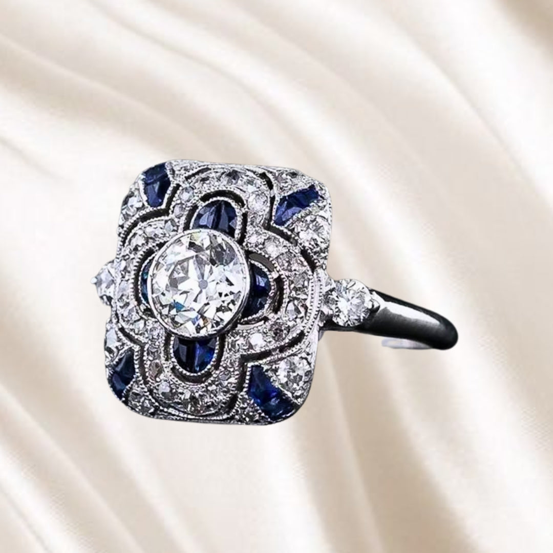 Blue Whisper | Ring with Blue Zirconia