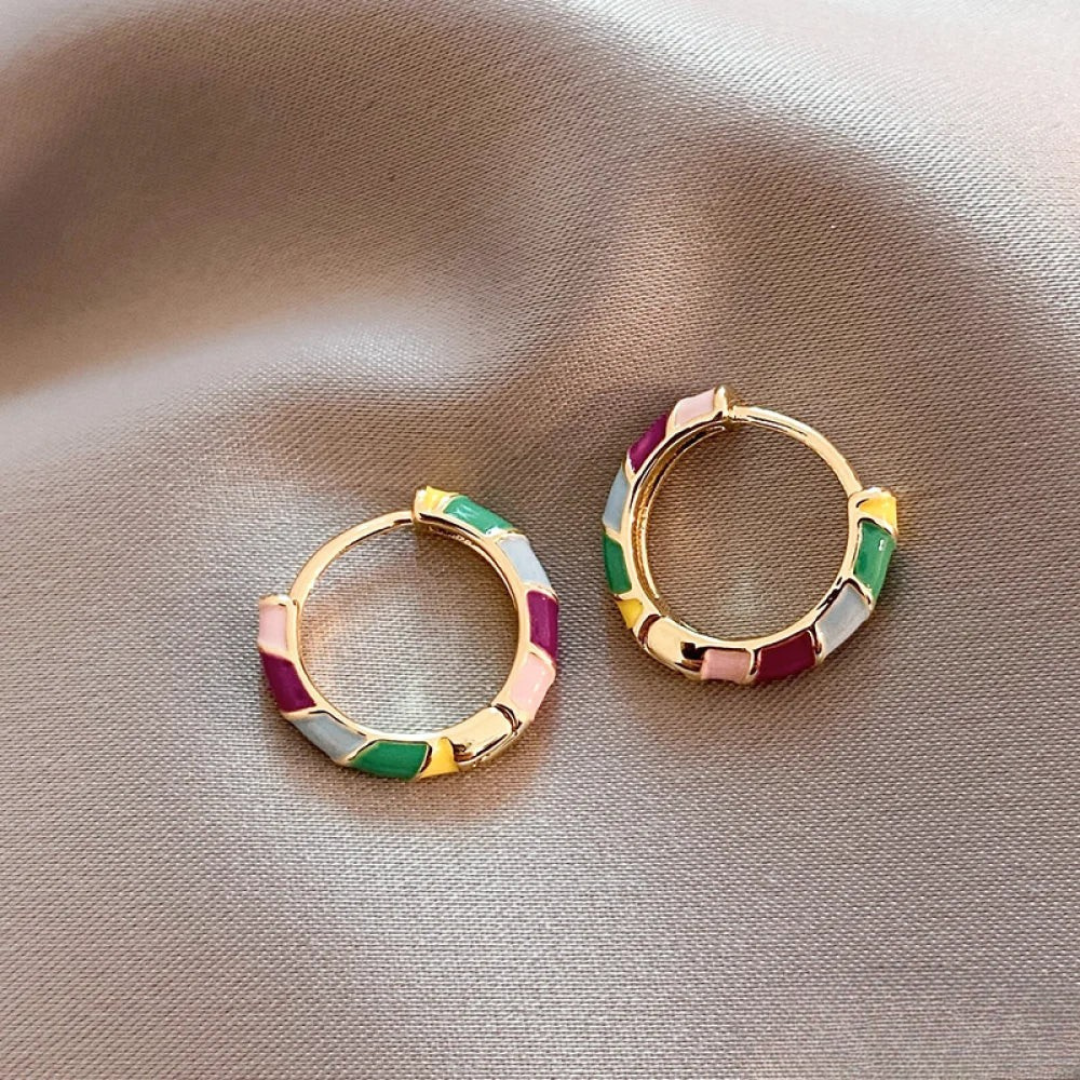 Sancta - Classy multi-colored earrings