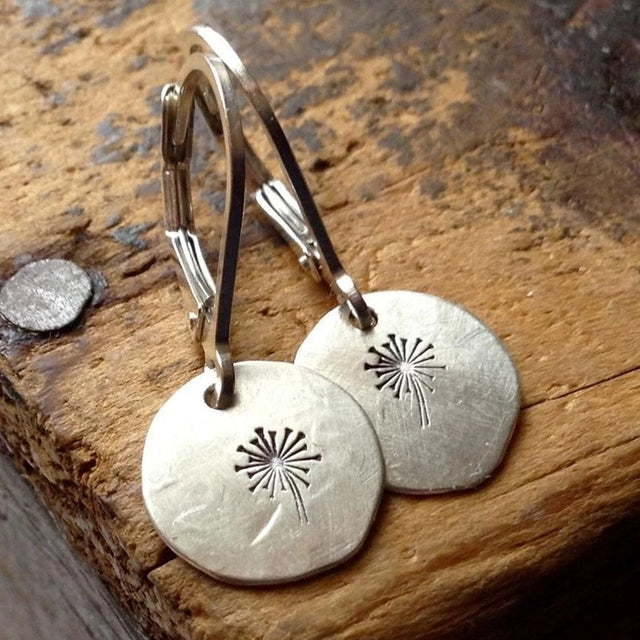 Dandelion earrings