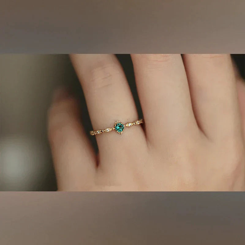 Exclusive emerald ring