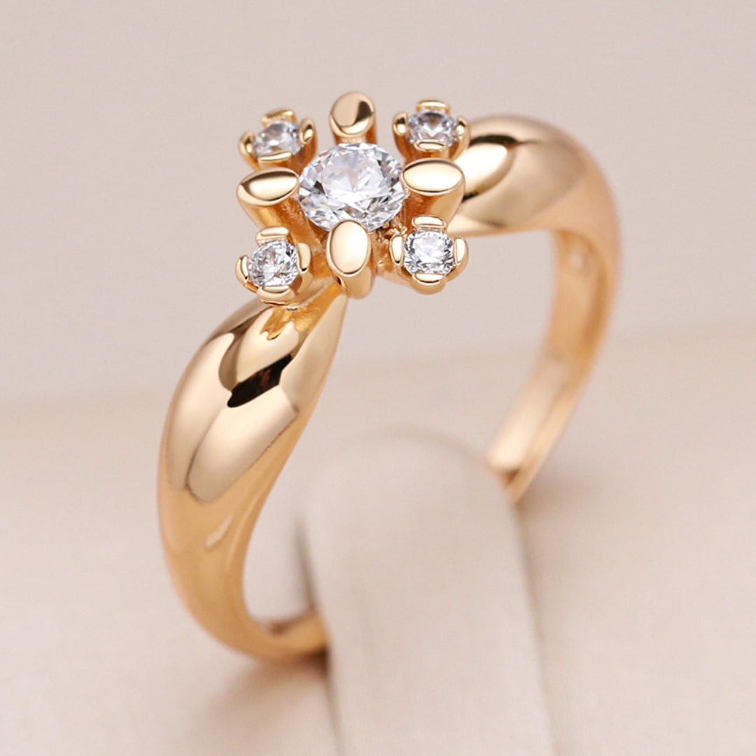 Elegant zirconia ring
