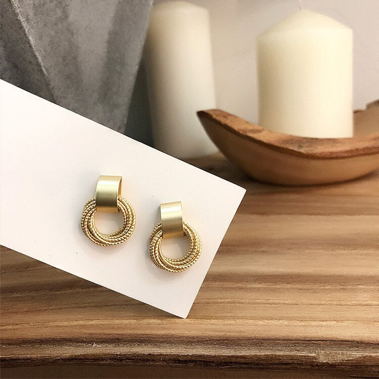 Luxury hoop earrings