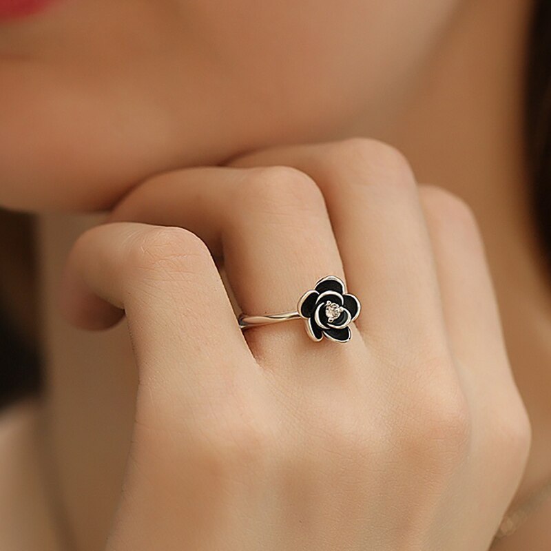 Gothic floral ring