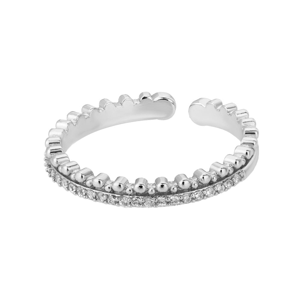 Adjustable zirconia ring