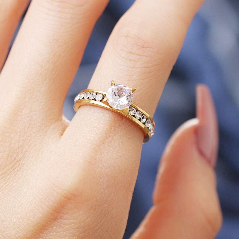 Spherical zirconium ring