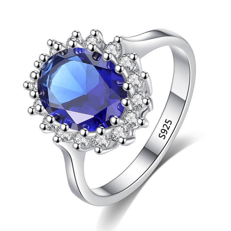 Blue sapphire ring