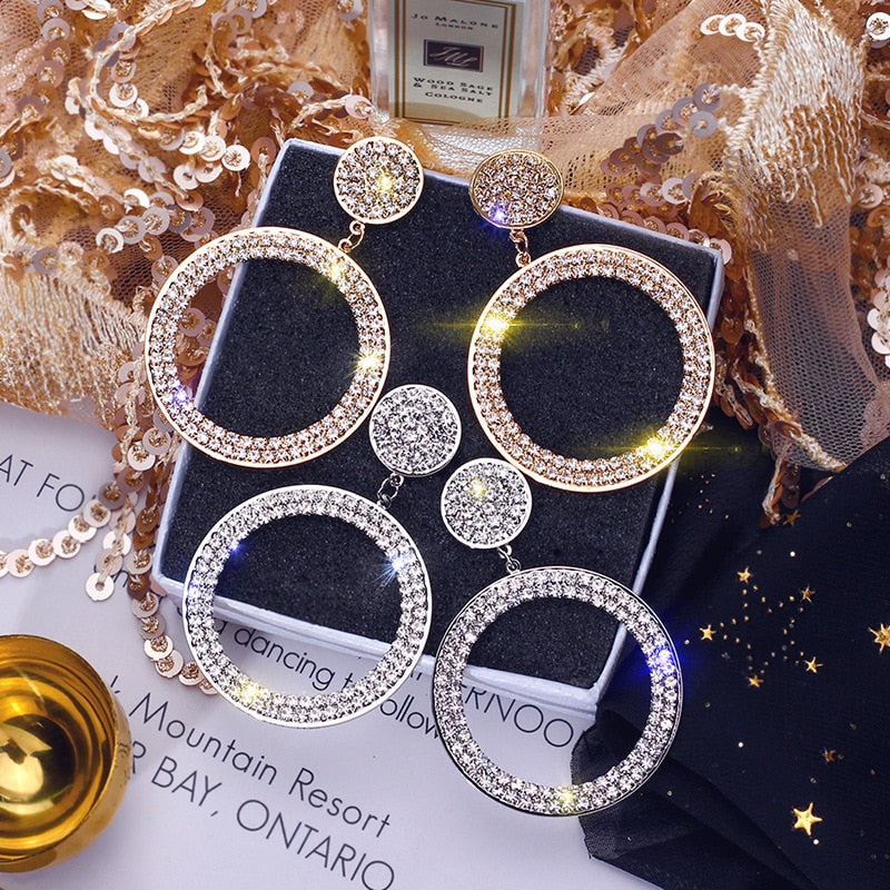 Zirconia earrings