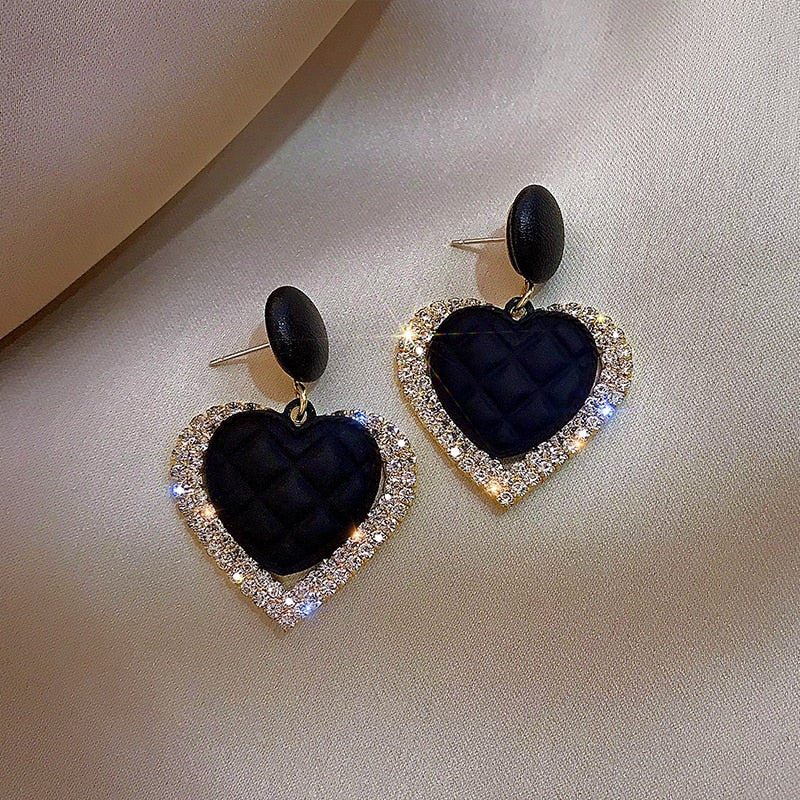 Dark Heart Earrings