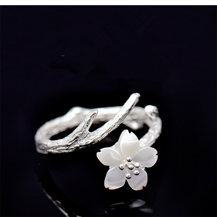 White petal ring