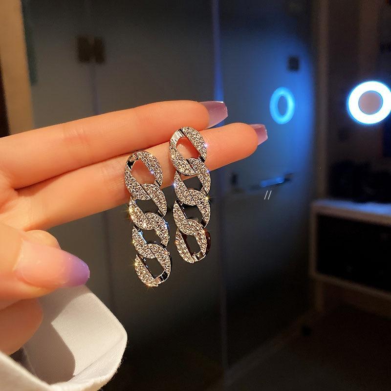 Luxury bow earrings in zircons