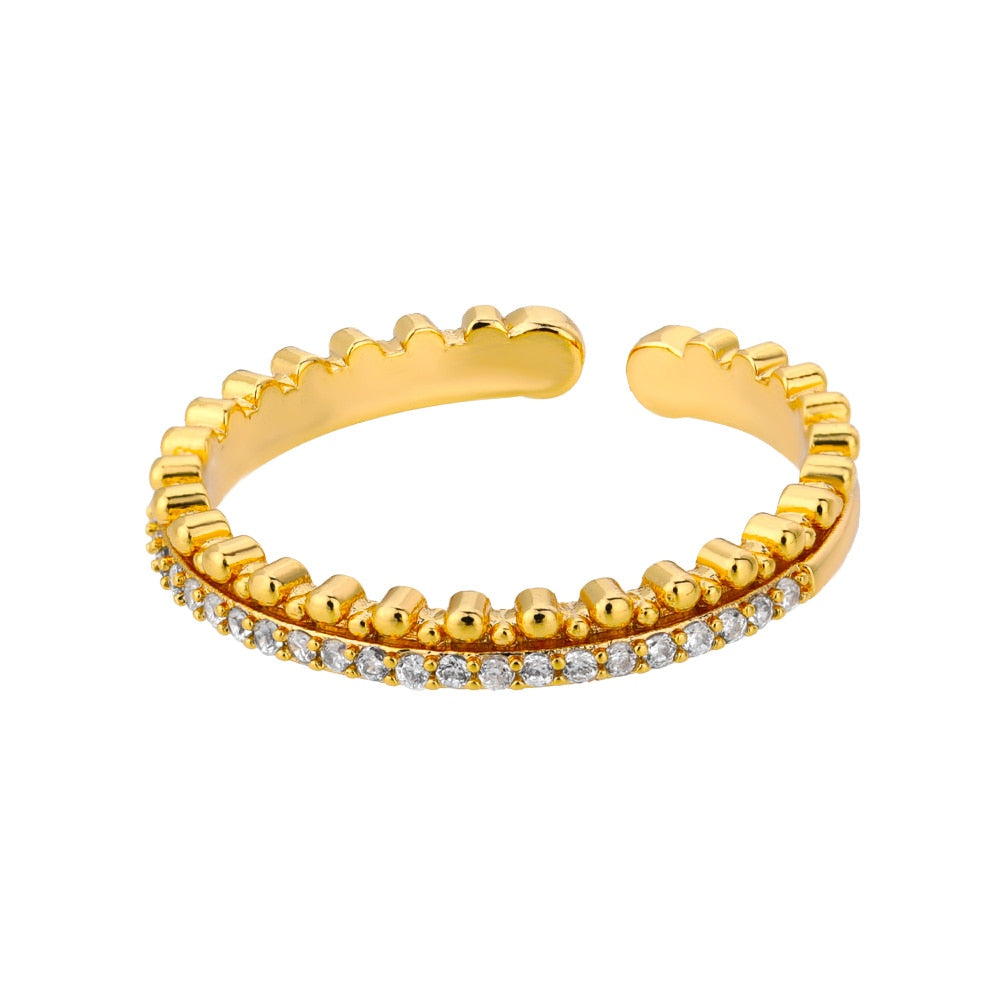 Adjustable zirconia ring