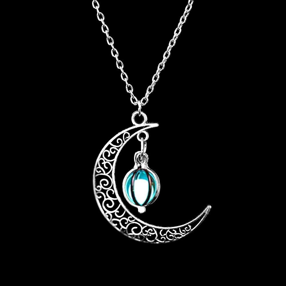 Luminous moonlight pendant