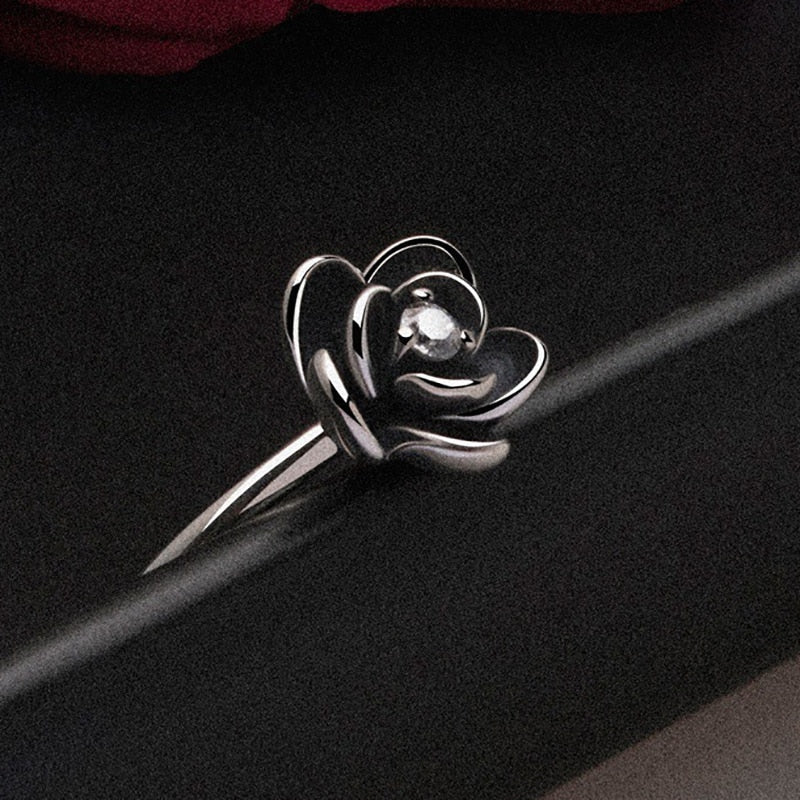 Gothic floral ring