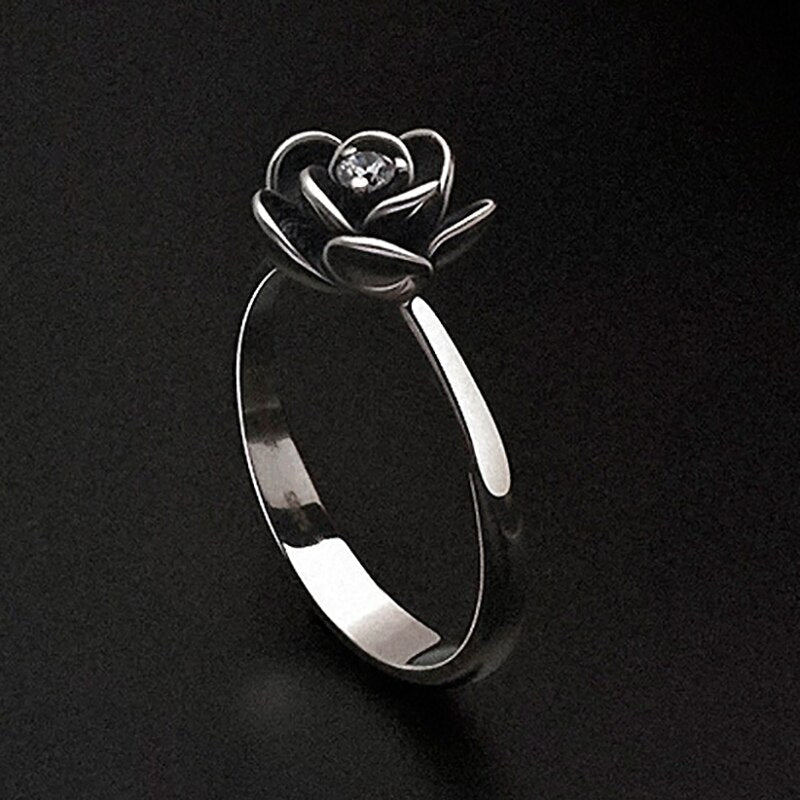 Gothic floral ring