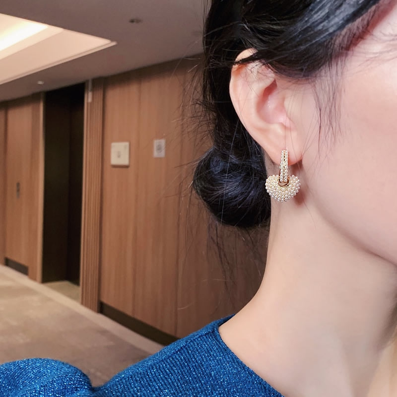 Pearls of Love Earrings