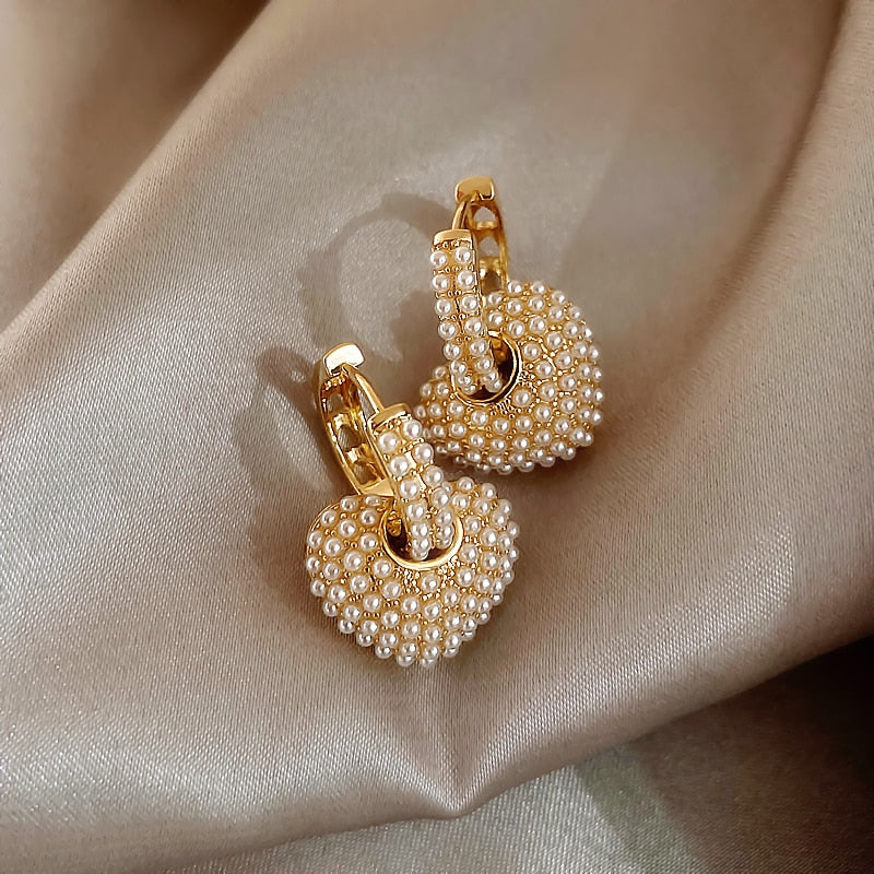 Pearls of Love Earrings