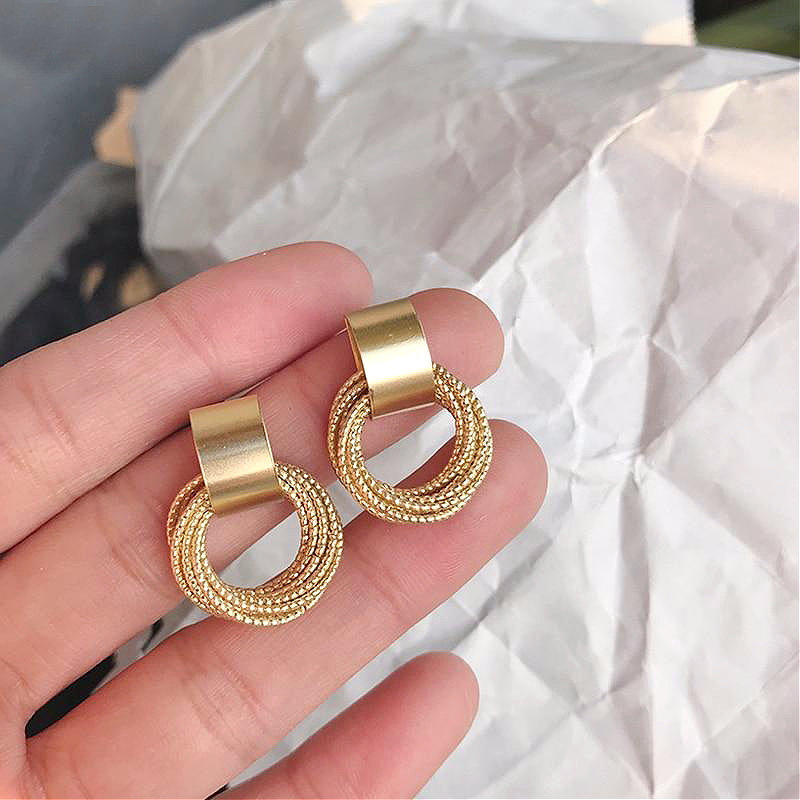 Luxury hoop earrings