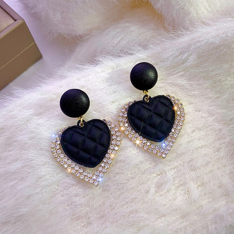 Dark Heart Earrings