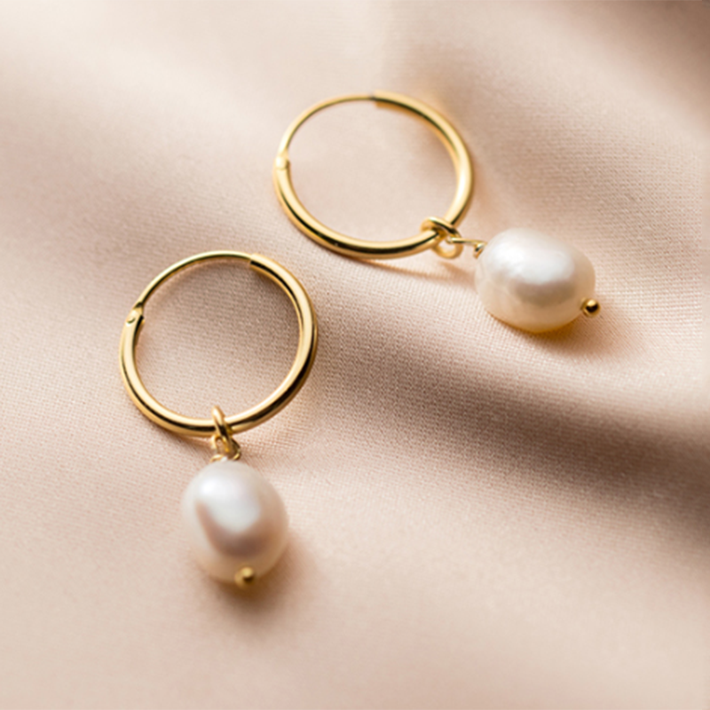 Beautiful pearl earrings