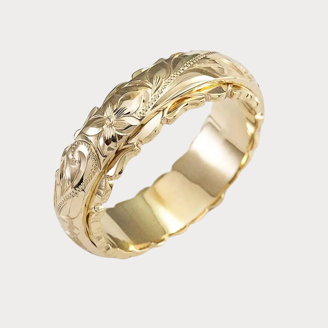 Golden Flower | Flower Ring