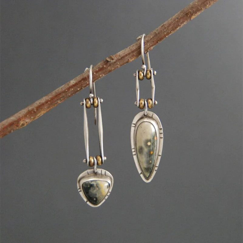 Long punk mechanical earrings