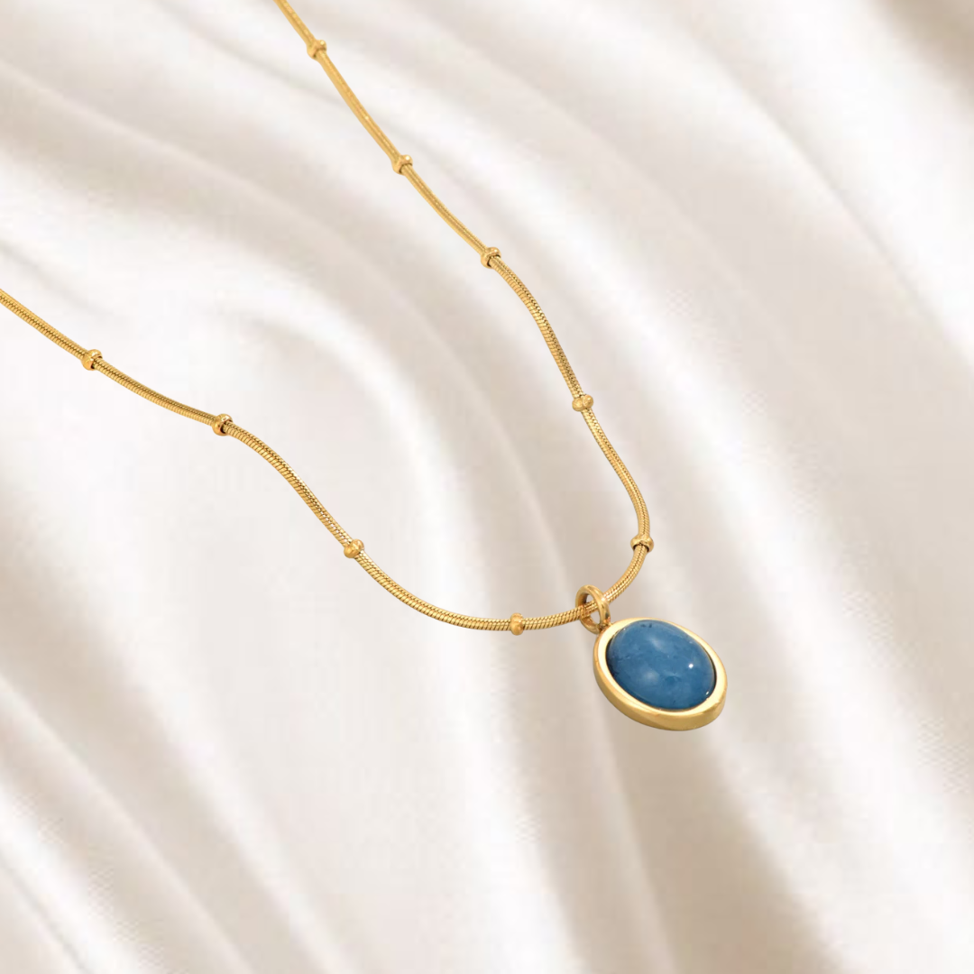 Blue Lagoon Pearl Necklace I