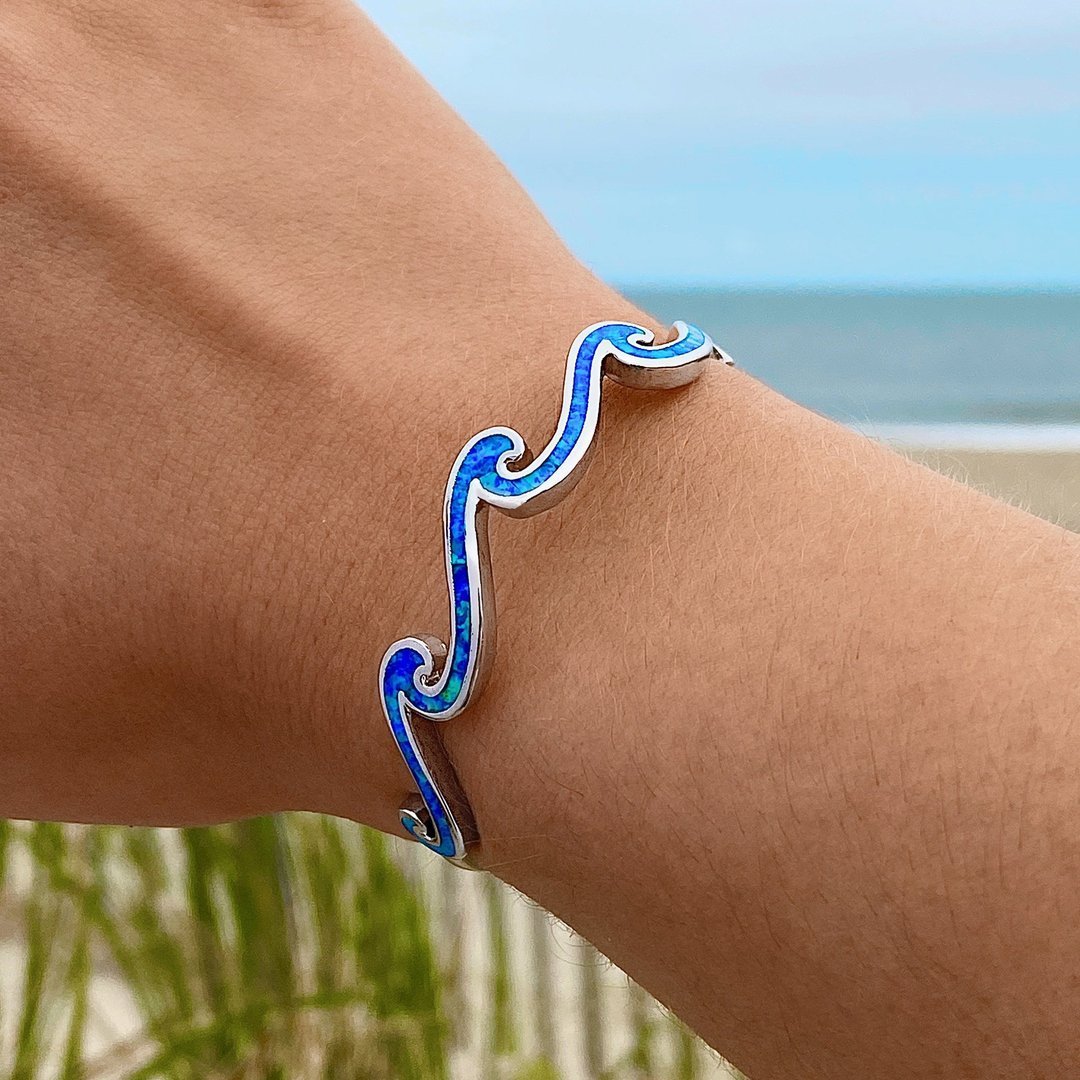 Triple Wave Opal Bracelet