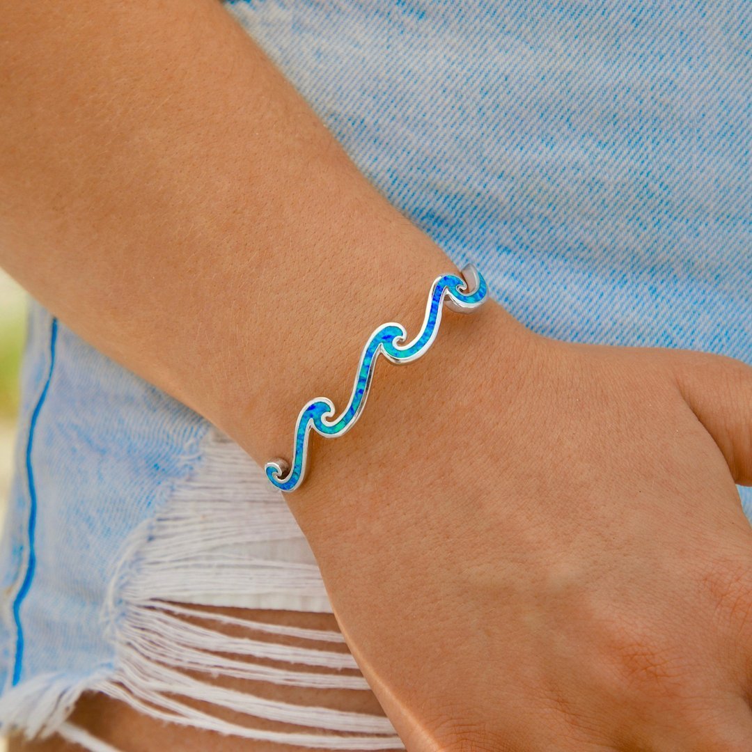 Triple Wave Opal Bracelet