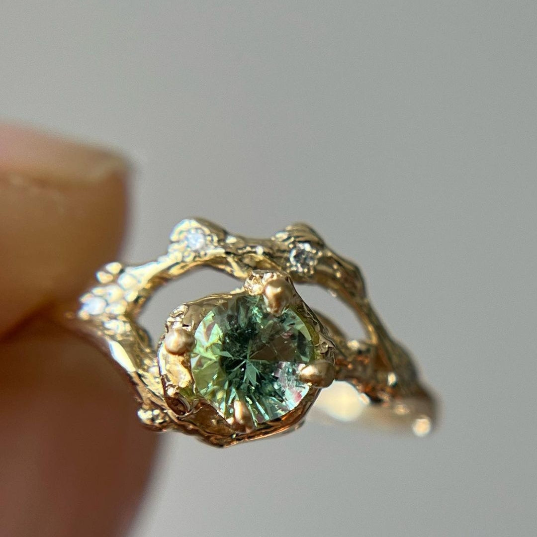 Green Forge Zirconia Ring