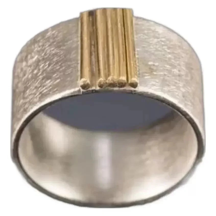 Aged steel ring