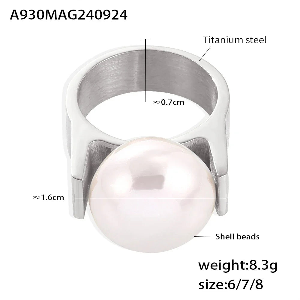 Pearl Haven Large Pearl Ring I