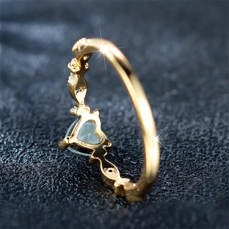 Amber's Song | Heart Ring