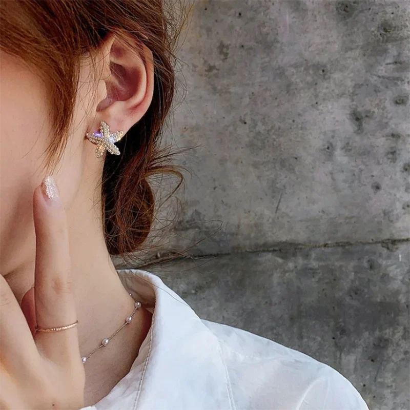 Sunset Star Sparkly Earrings I