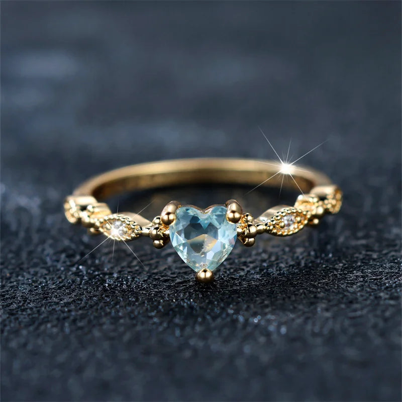 Amber's Song | Heart Ring