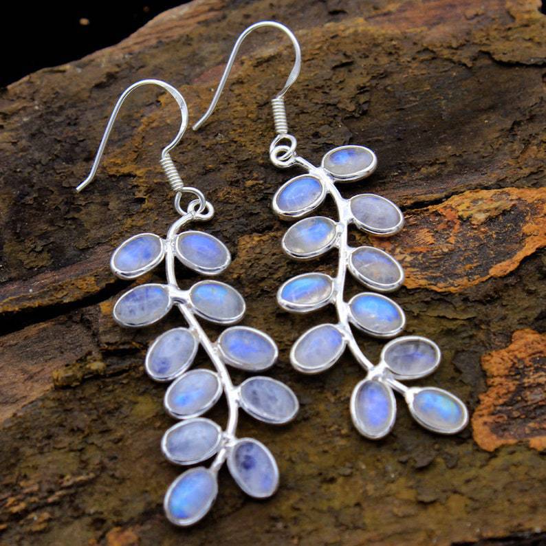 Moonstone earrings