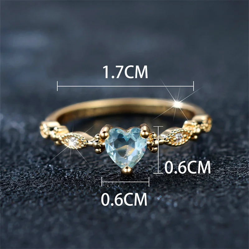 Amber's Song | Heart Ring