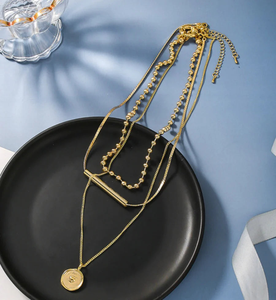 Stacked Heart Necklace