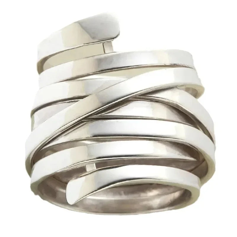Curved line | Layered ring