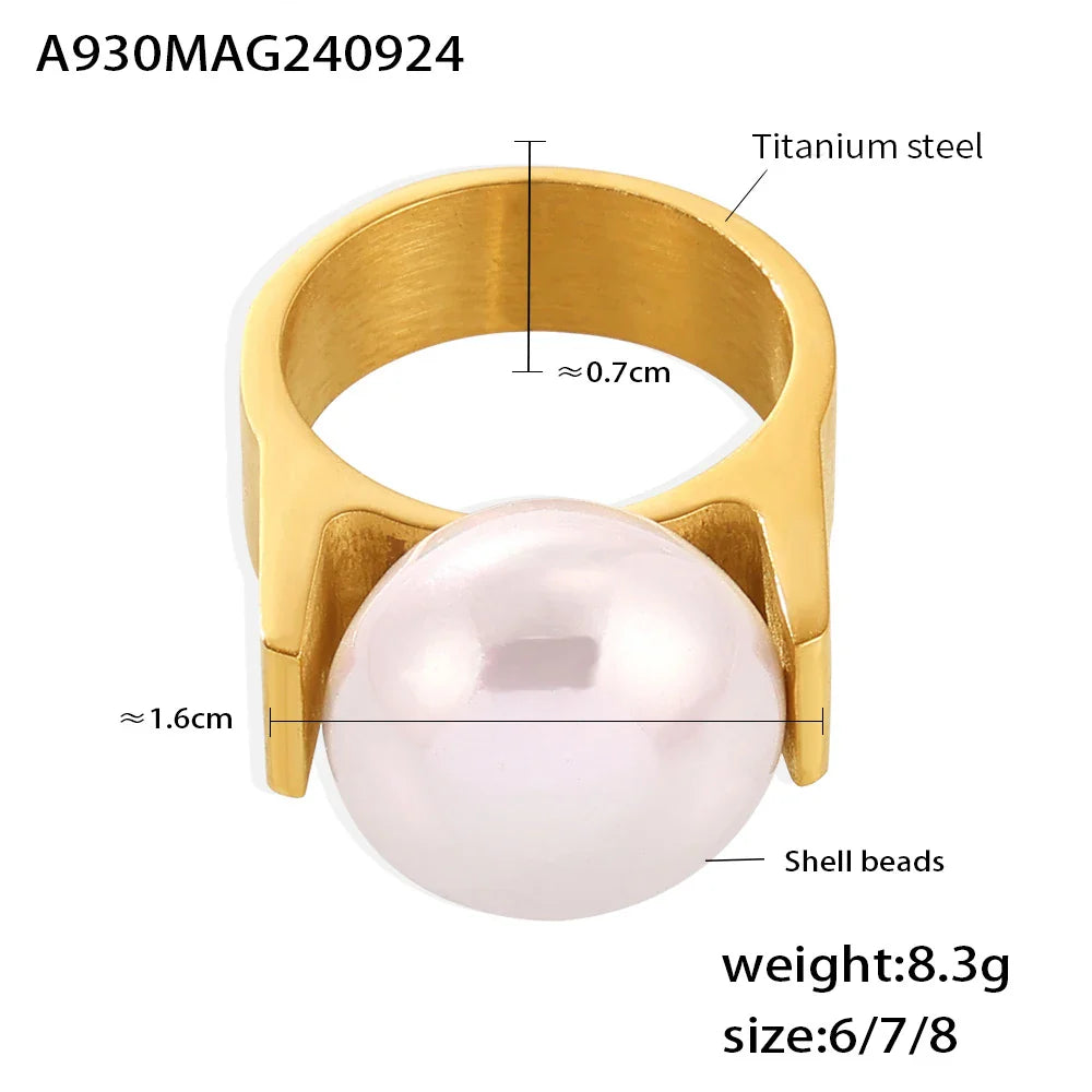 Pearl Haven Large Pearl Ring I