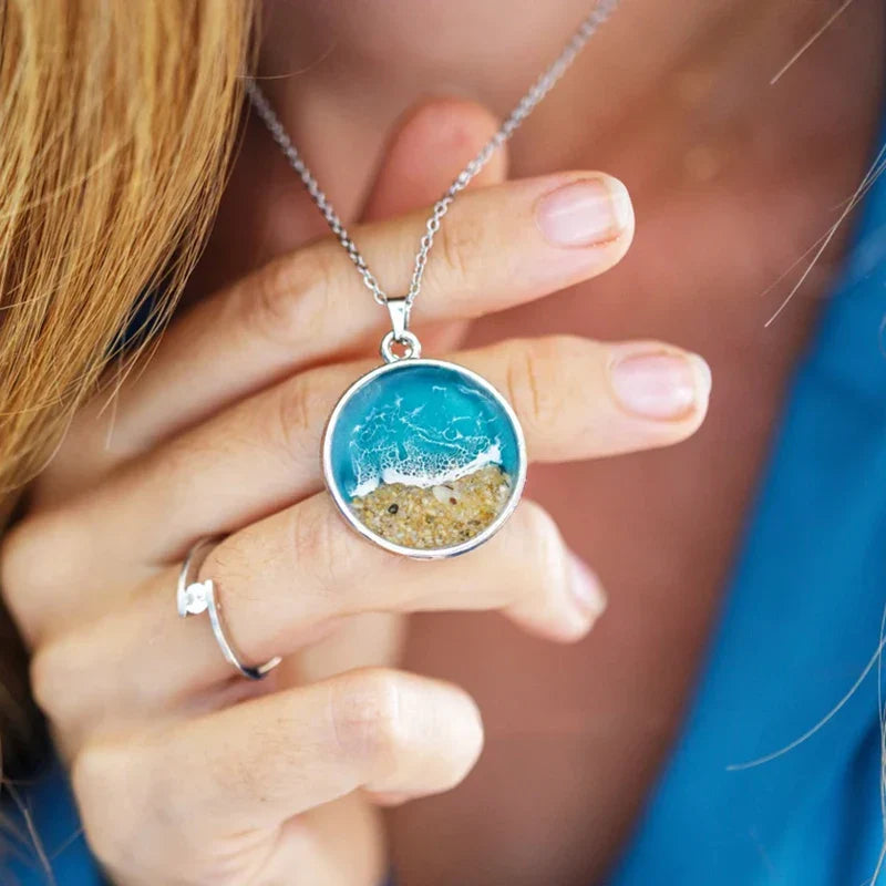 Circle of Calm Beach Necklace I
