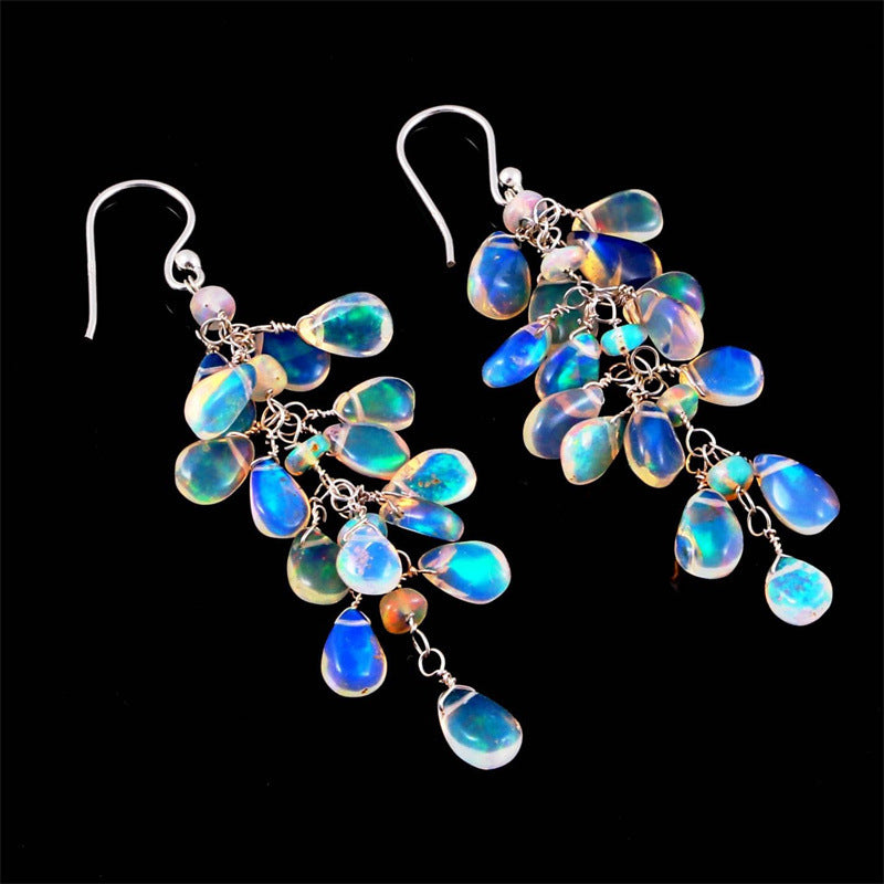 Moonstone earrings
