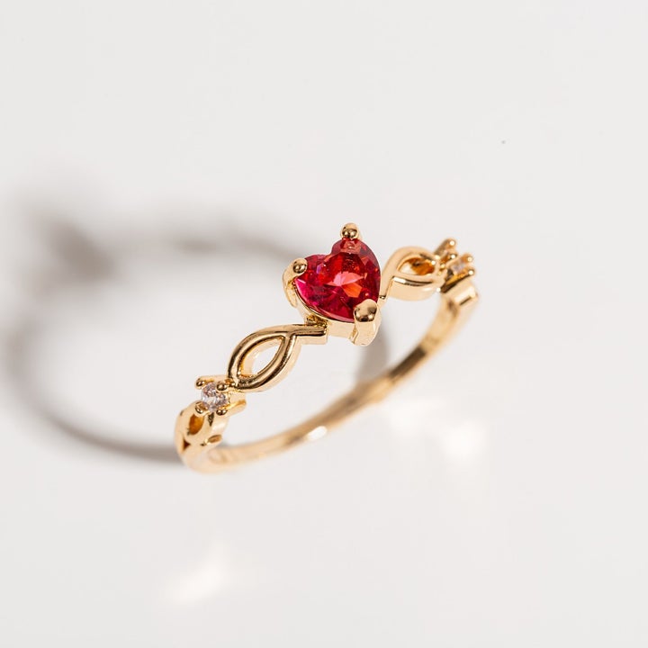 Crystal Love Ring