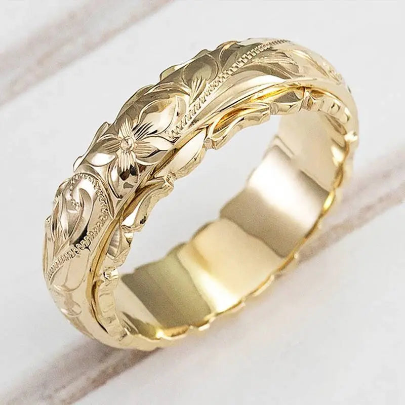 Golden Flower | Flower Ring