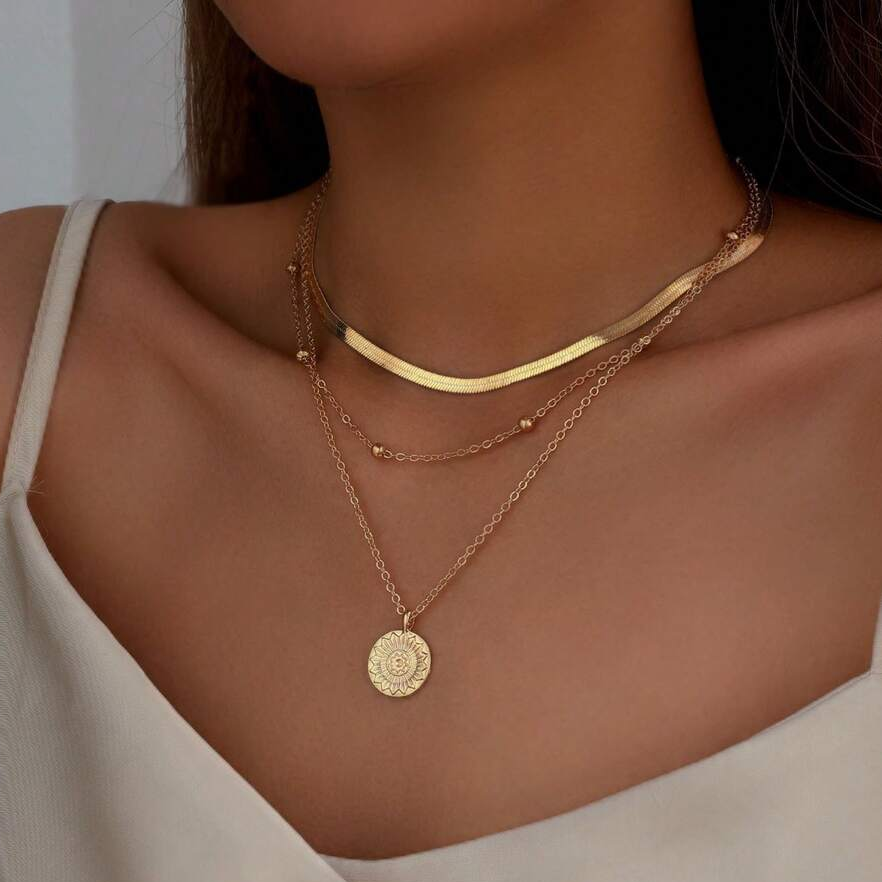 Timeless Shine I Plated Necklace