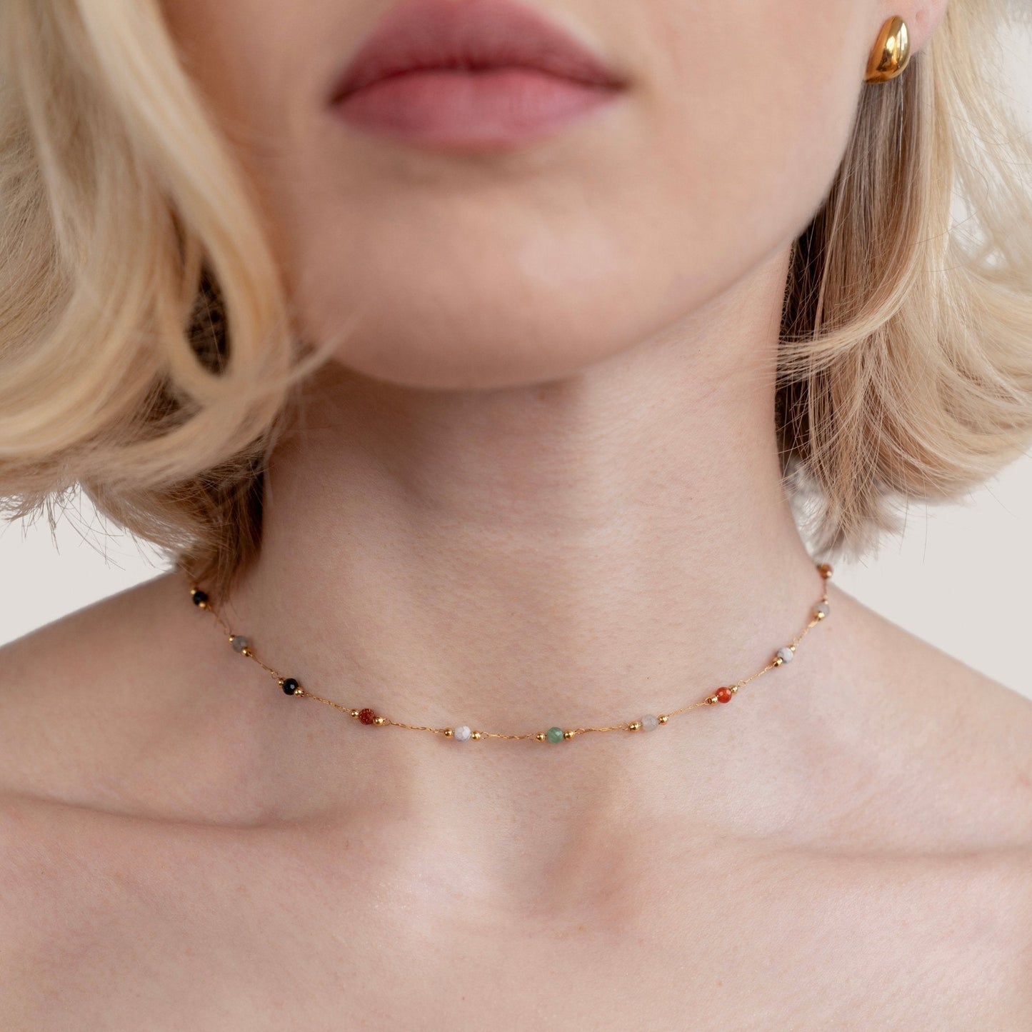 Luly stone necklace