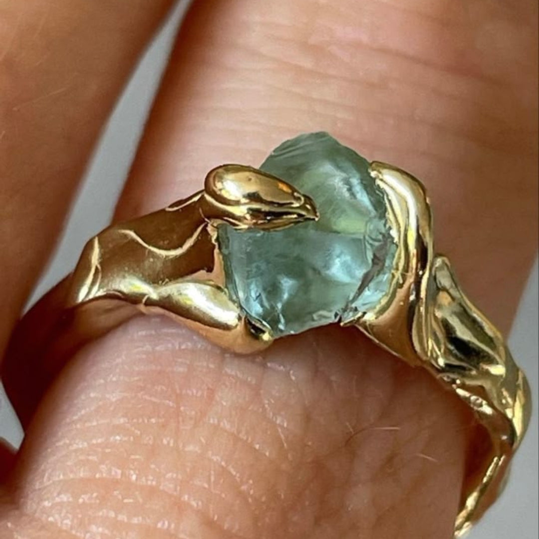 Green forged ring