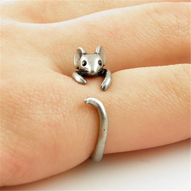 Tooth Fairy Adjustable Ring in Antique